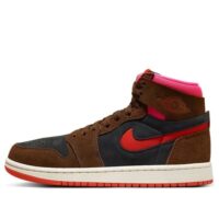 giày (wmns) air jordan 1 high zoom comfort 2 'cacao wow picante red' dv1305-206