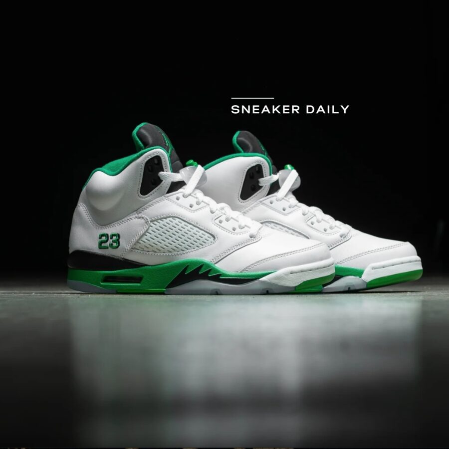 giày (wmns) air jordan 5 retro 'lucky green' dd9336-103