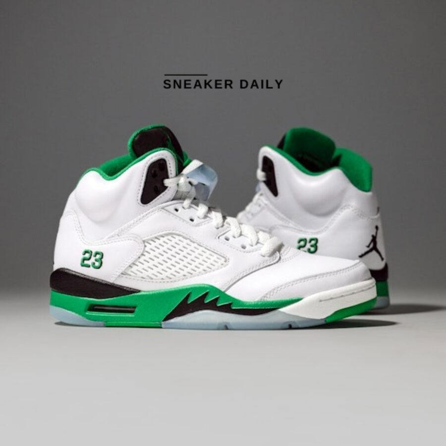 giày (wmns) air jordan 5 retro 'lucky green' dd9336-103