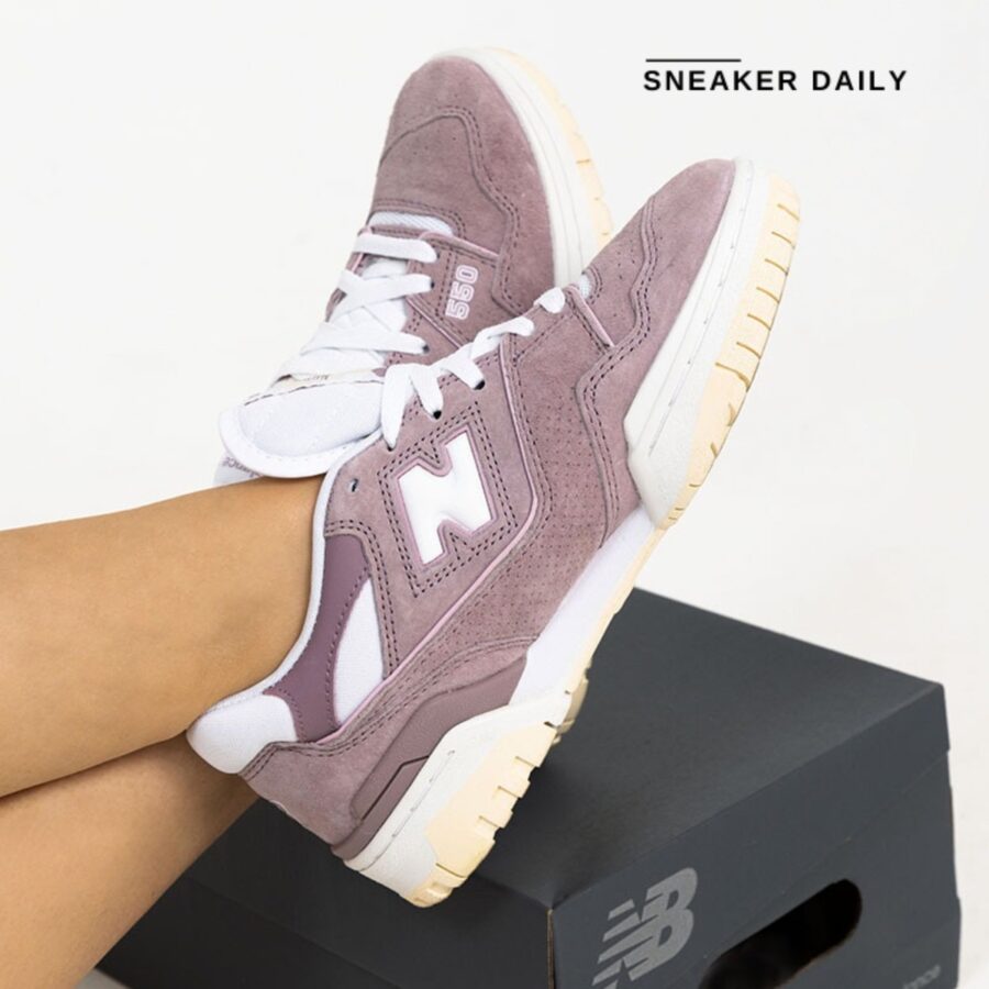 giày (wmns) new balance 550 'lilac chalk' bbw550pb