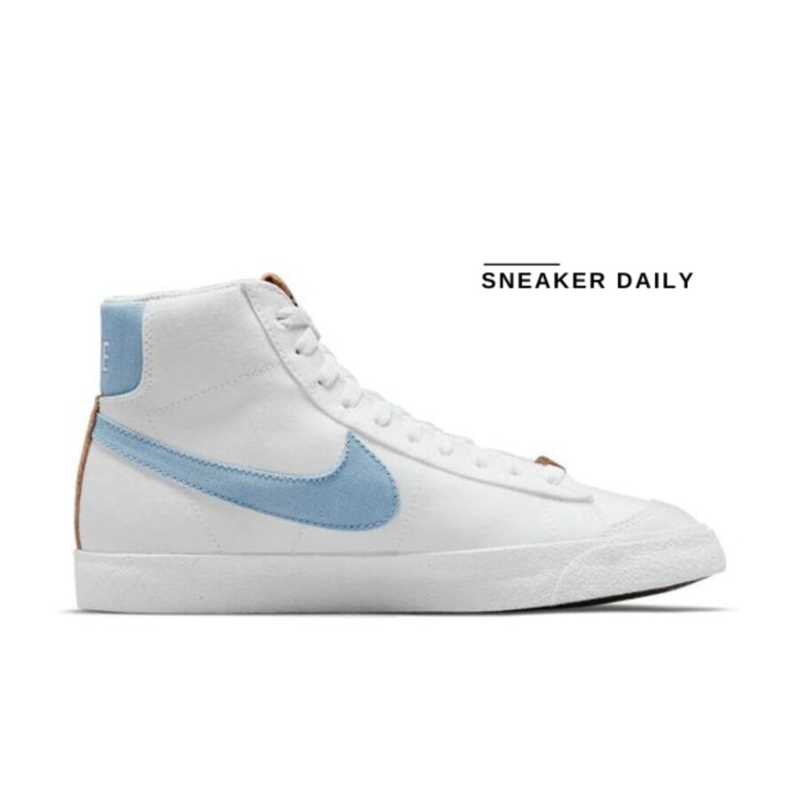 giày (wmns) nike blazer mid '77 se 'indigo' dc9265-100