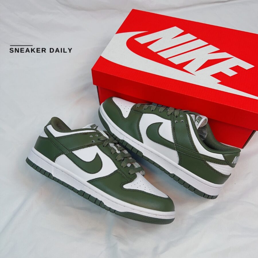 giày (wmns) nike dunk low 'medium olive' dd1503-120