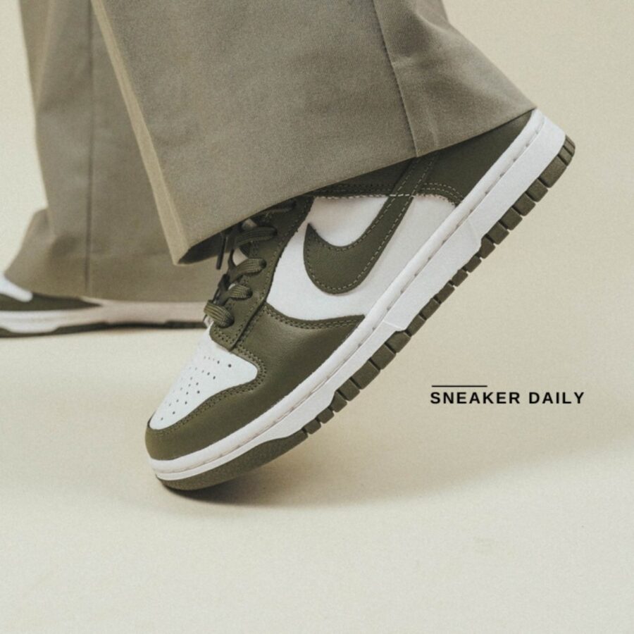 giày (wmns) nike dunk low 'medium olive' dd1503-120