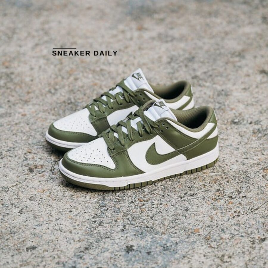 giày (wmns) nike dunk low 'medium olive' dd1503-120