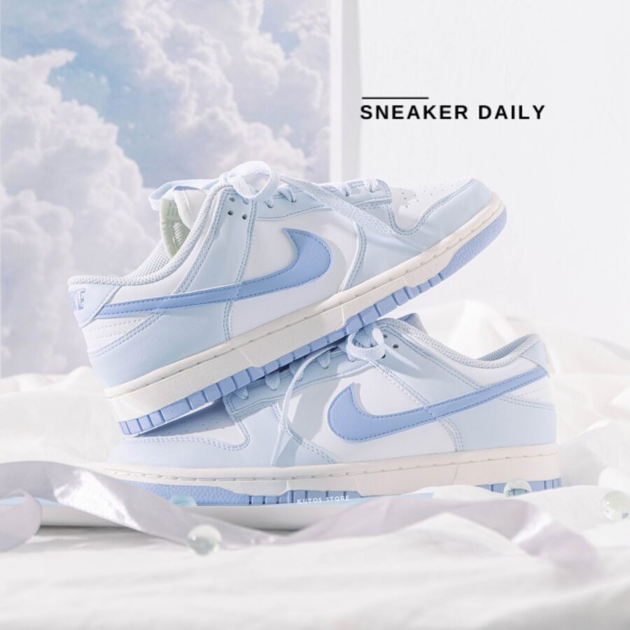 giày (wmns) nike dunk low next nature 'blue tint' dd1873-400