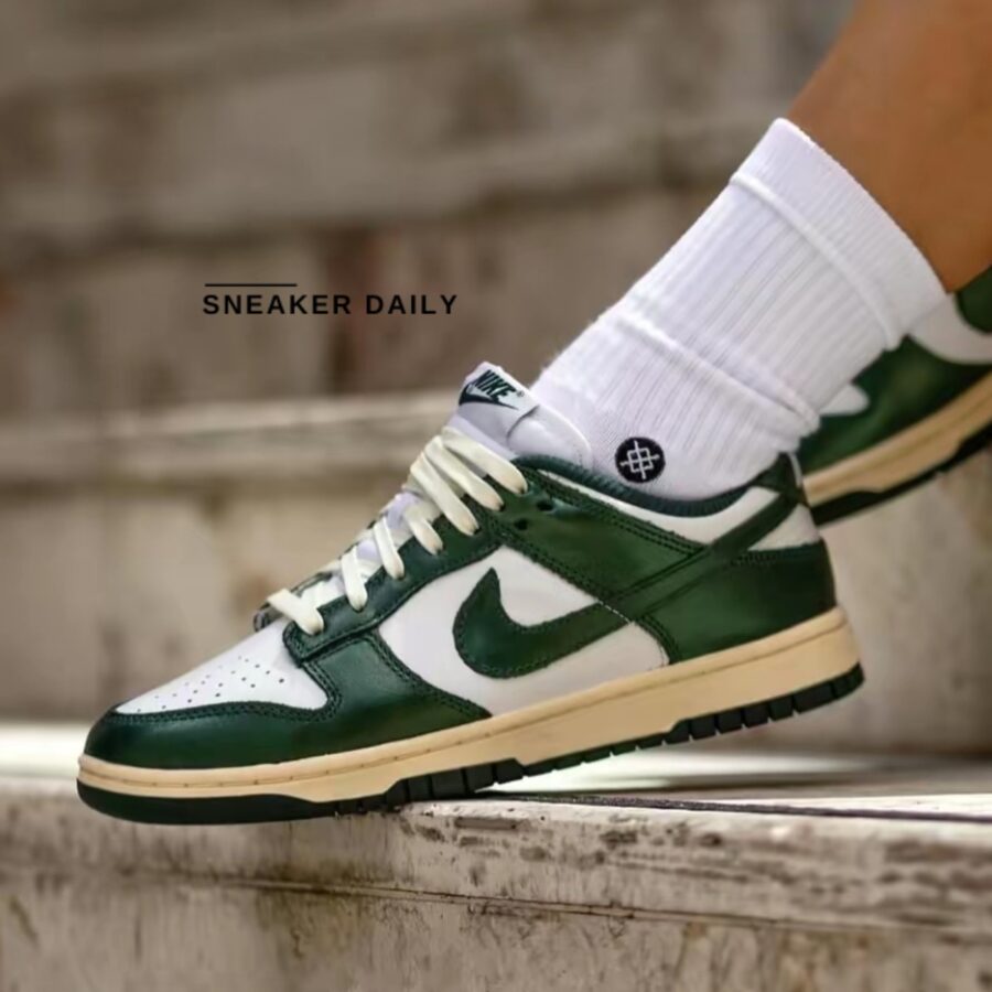 giày (wmns) nike dunk low 'vintage green' dq8580-100