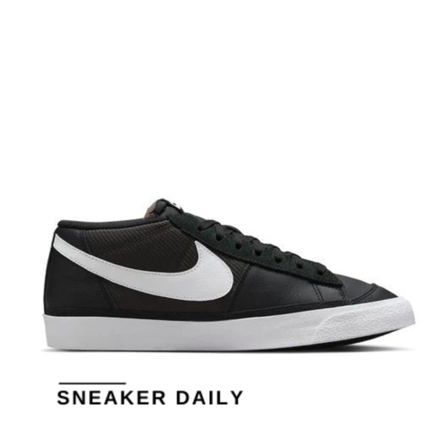 giày nike blazer low pro club 'black white' fj3694-001