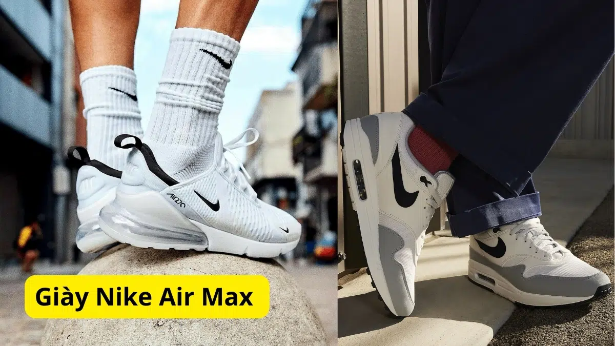 giày sneaker Nike chính hãng Air Max đệm khí
