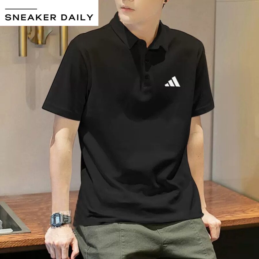 áo adidas tennis fab polo shirt 'black' hr8730