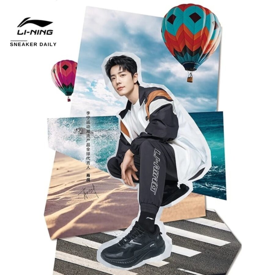 giày li-ning sport life 'black' aglt101-3