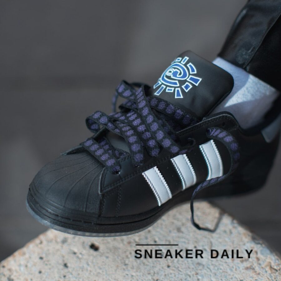 giày adidas x always superstar adv 'core black' ie1436