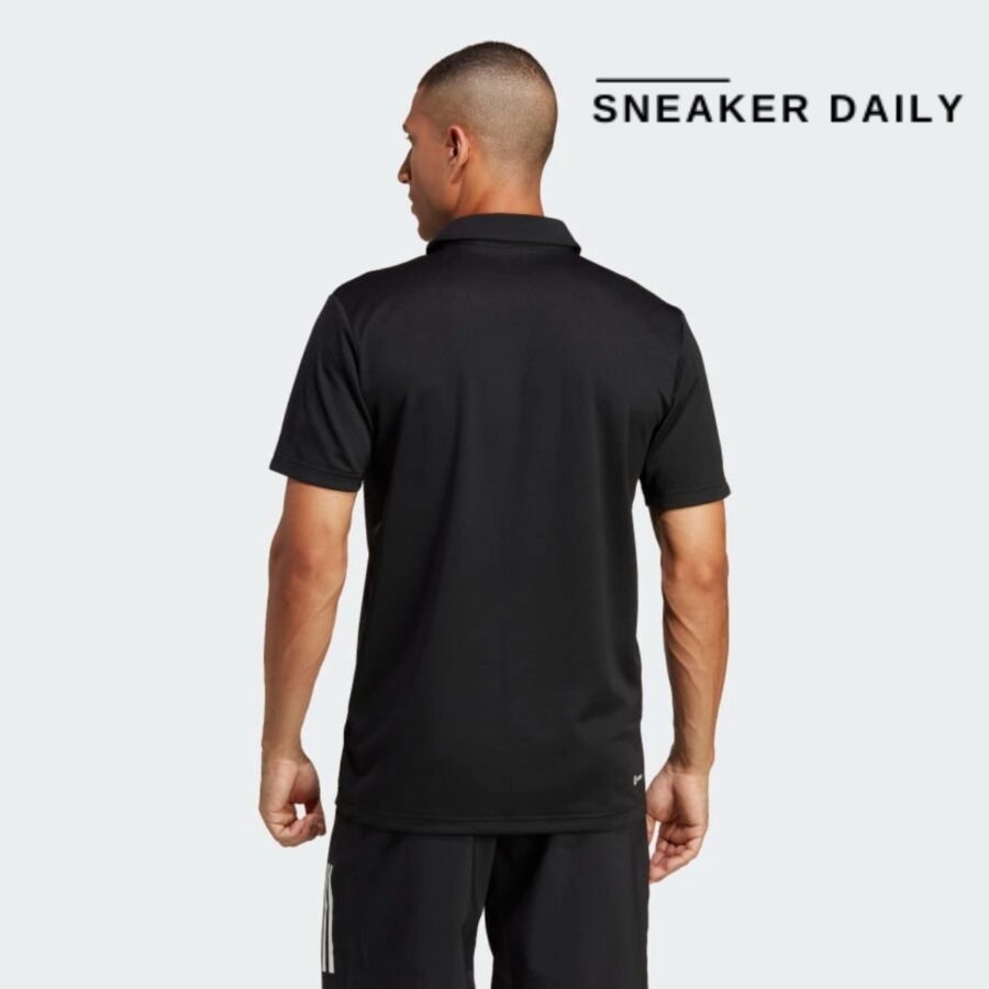 áo adidas tennis fab polo shirt 'black' hr8730