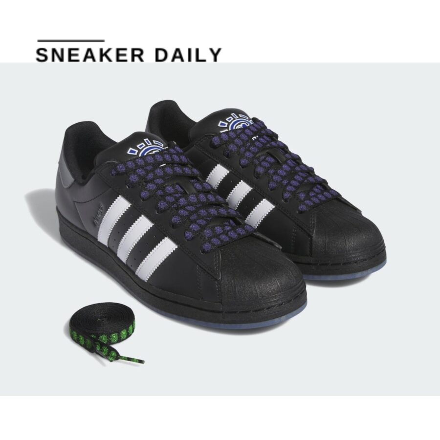 giày adidas x always superstar adv 'core black' ie1436