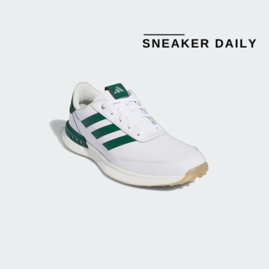 giày adidas s2g spikeless leather 24 golf shoes 'white green' if0299