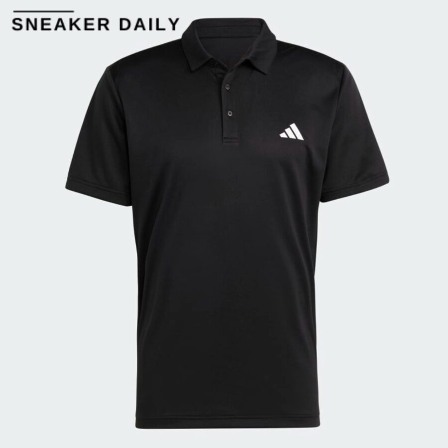 áo adidas tennis fab polo shirt 'black' hr8730