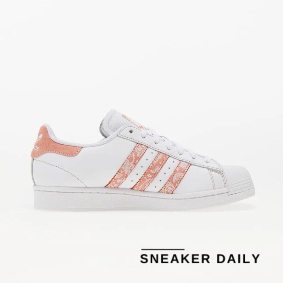 giày adidas superstar 'paisley - white wonder clay' (wmns) ie3007