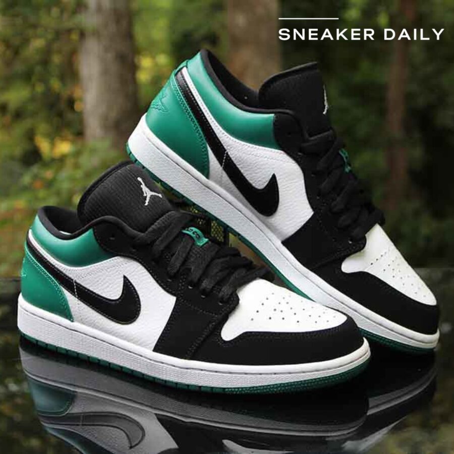 giày air jordan 1 low 'mystic green' 553558-113