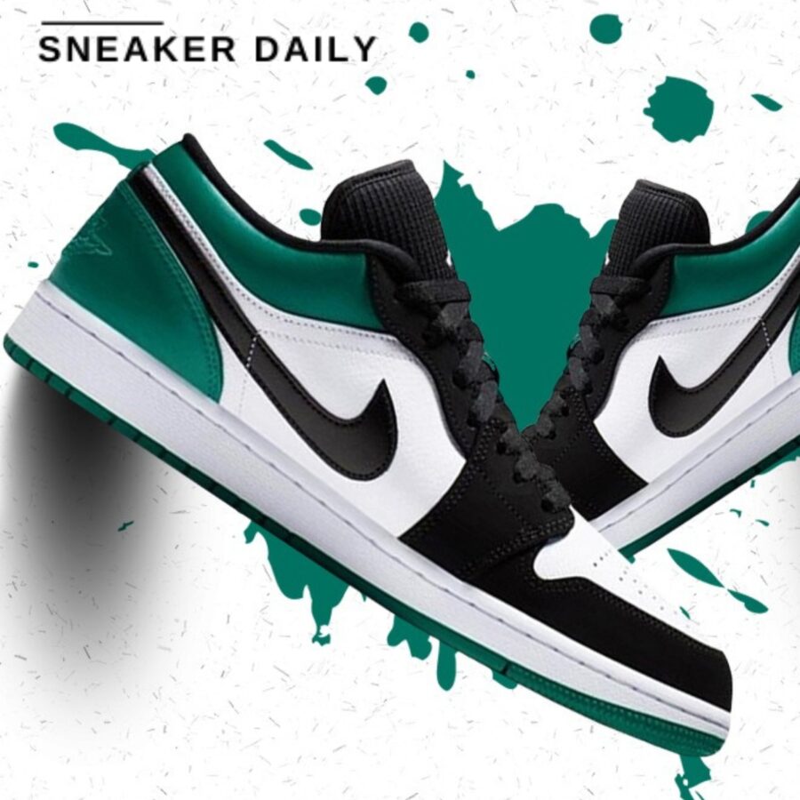 giày air jordan 1 low 'mystic green' 553558-113