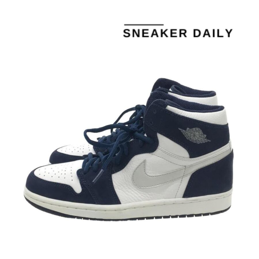 giày air jordan 1 retro high co.jp 'midnight navy' 2001 136060-101