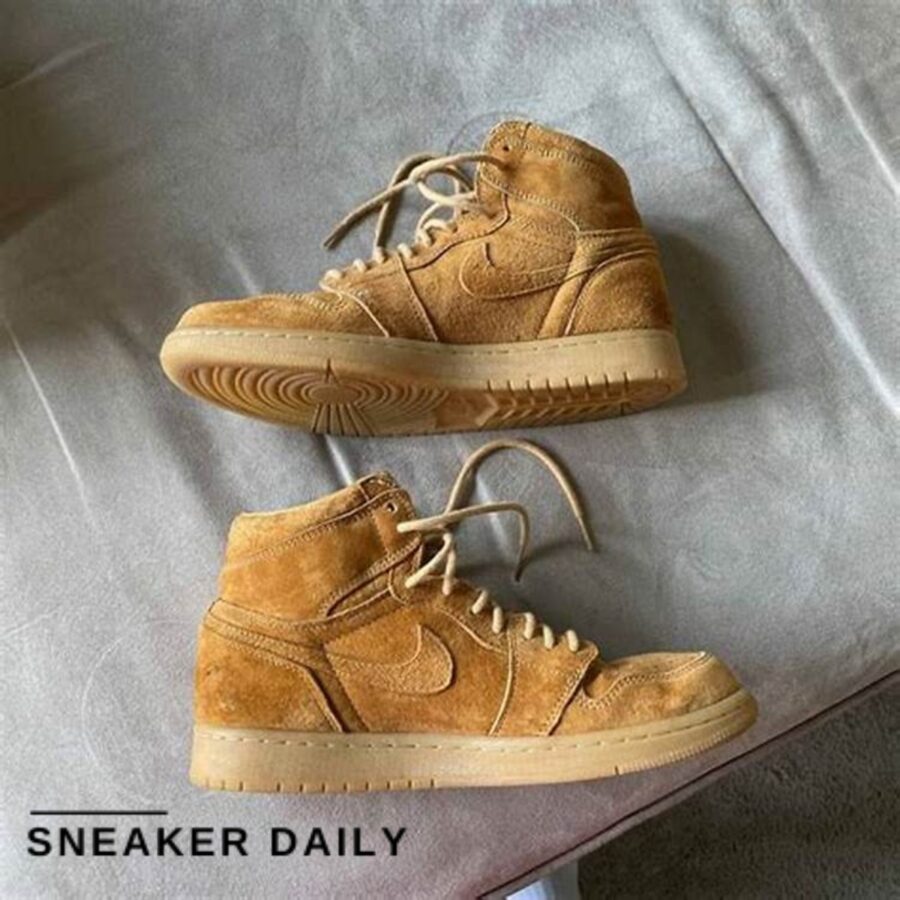 giày air jordan 1 retro high og 'wheat' 555088-710