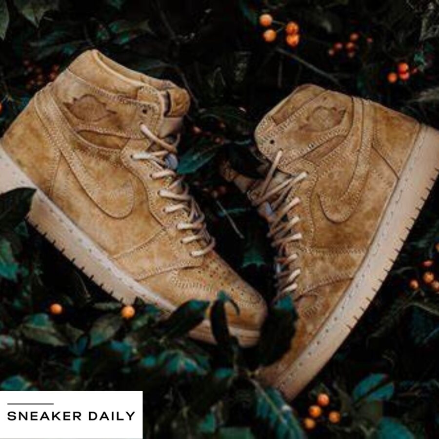 giày air jordan 1 retro high og 'wheat' 555088-710