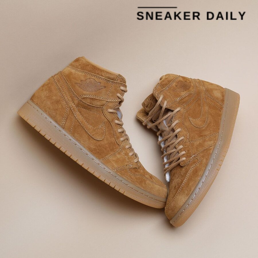 giày air jordan 1 retro high og 'wheat' 555088-710
