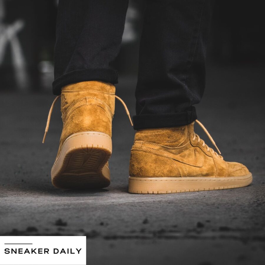 giày air jordan 1 retro high og 'wheat' 555088-710