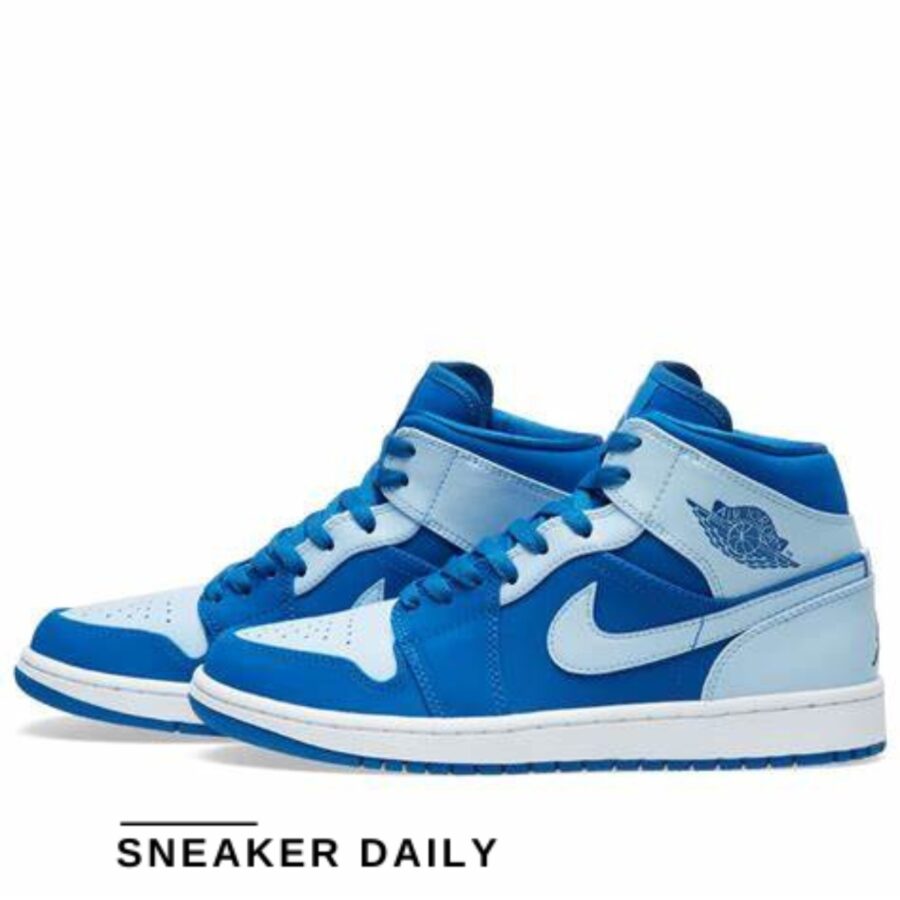 giày air jordan 1 retro mid 'ice blue' 554724-400