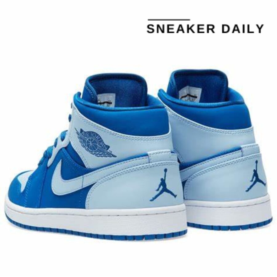 giày air jordan 1 retro mid 'ice blue' 554724-400