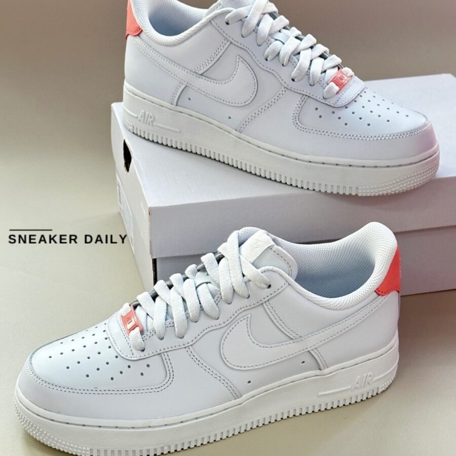 giày nike air force 1 low '07 'pure platinum red stardust' hf0729-001