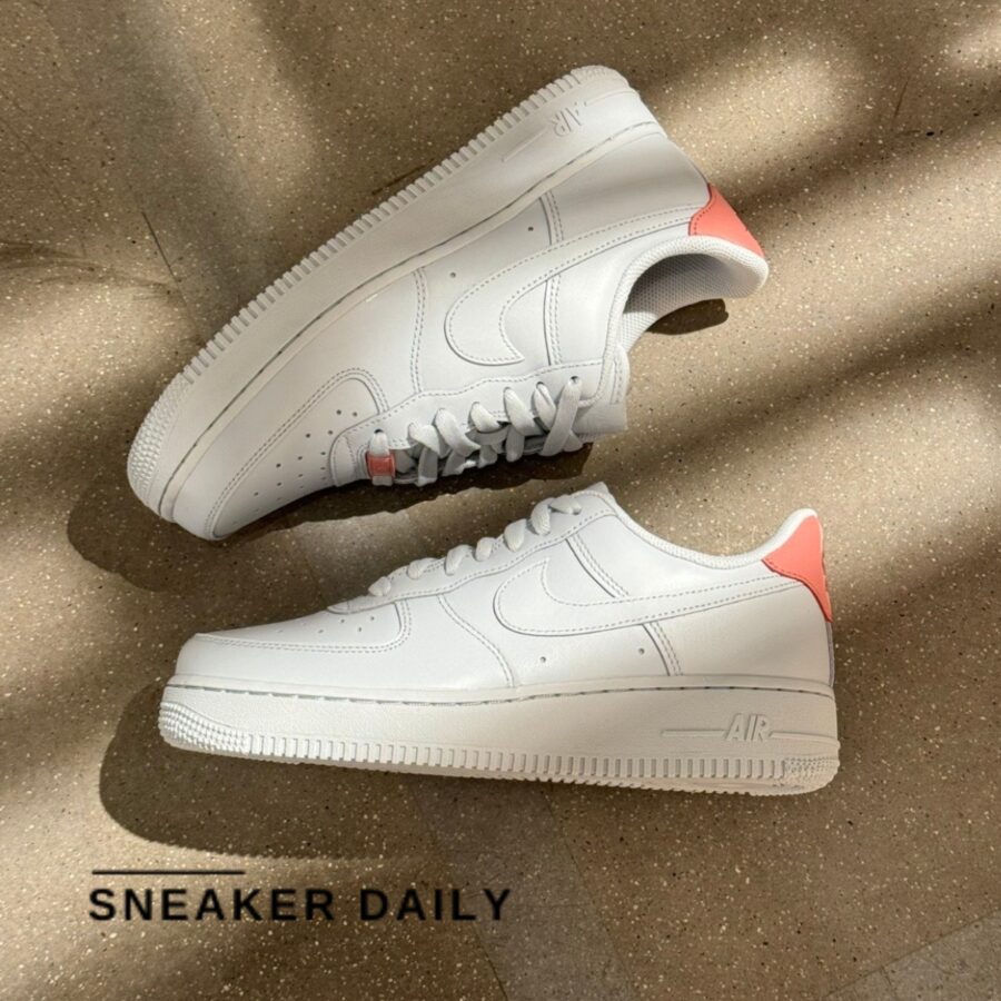 giày nike air force 1 low '07 'pure platinum red stardust' hf0729-001