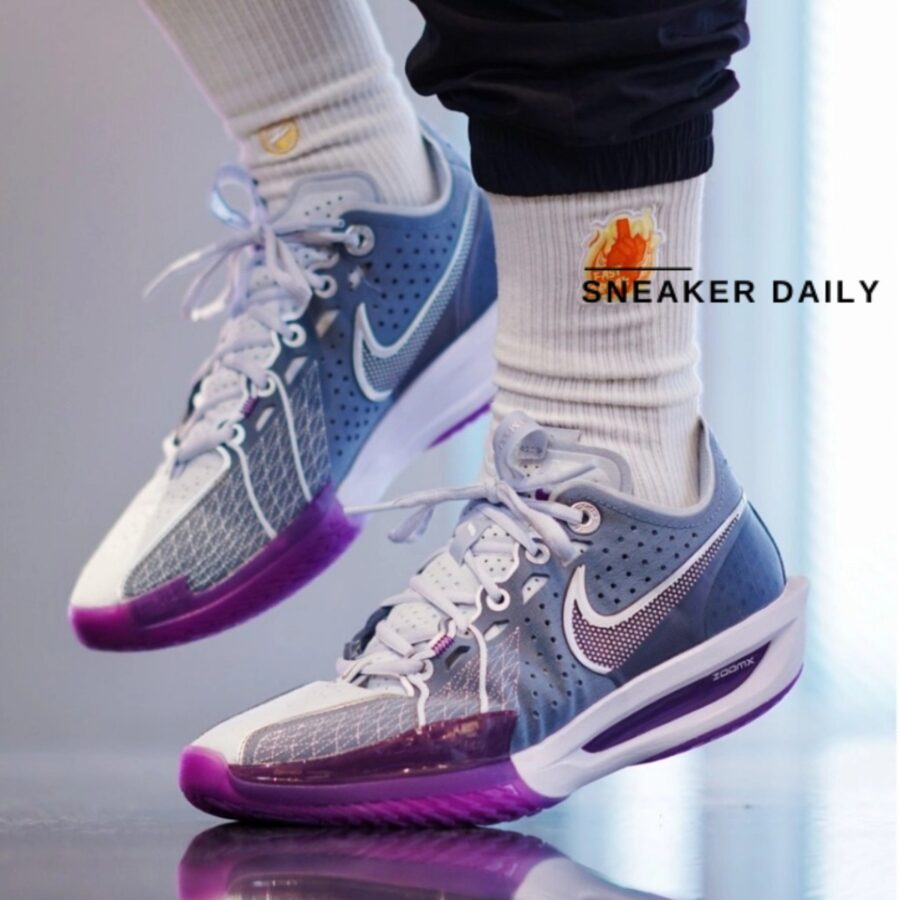 giày nike air zoom g.t. cut 3 ep 'grey purple' dv2918-400