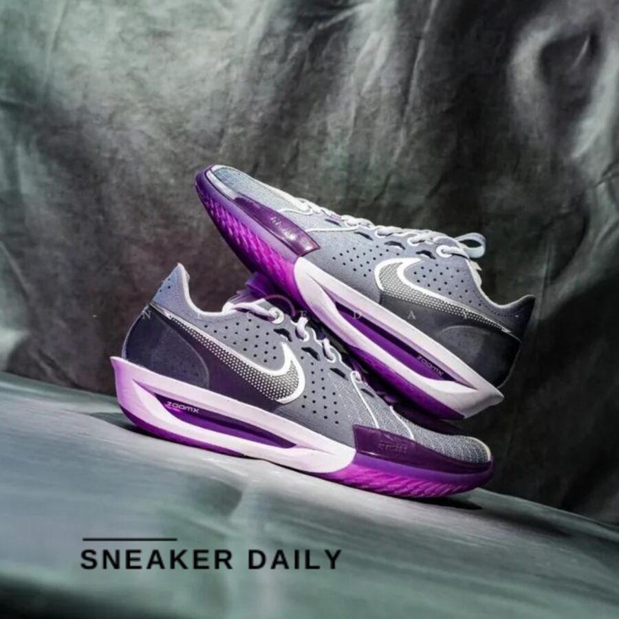 giày nike air zoom g.t. cut 3 ep 'grey purple' dv2918-400