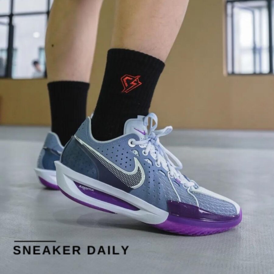 giày nike air zoom g.t. cut 3 ep 'grey purple' dv2918-400