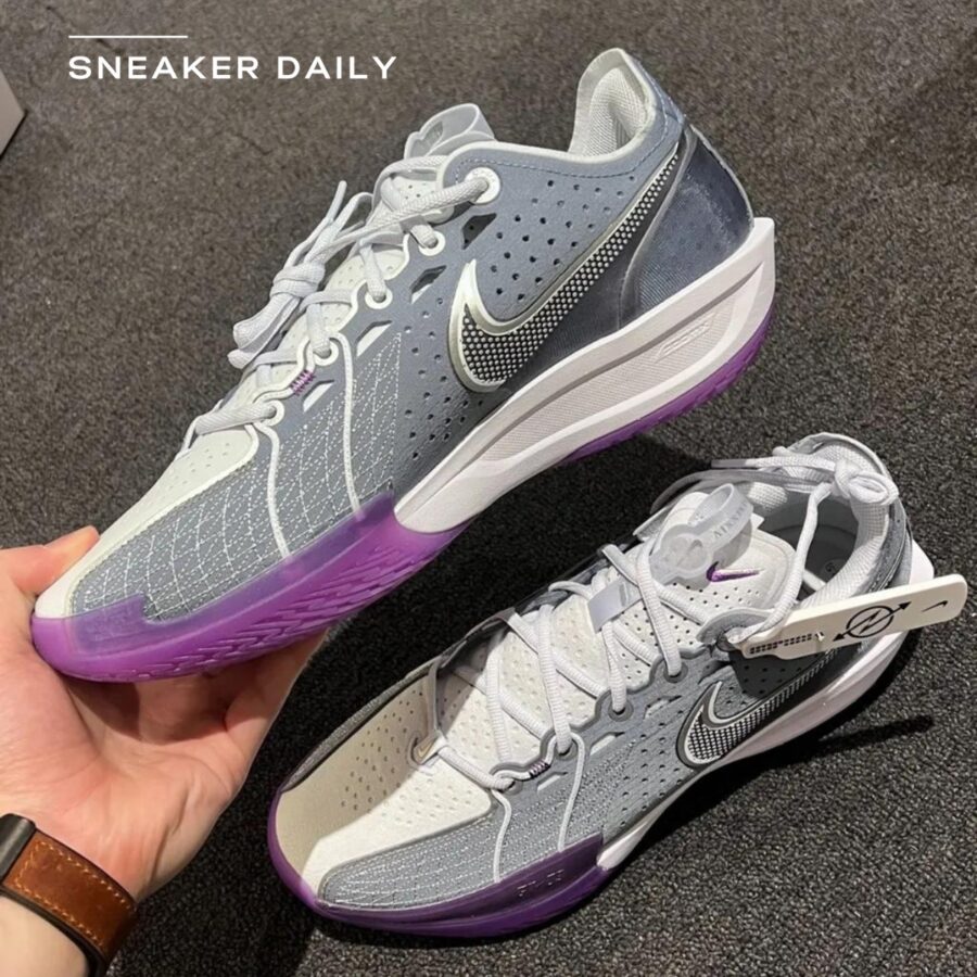 giày nike air zoom g.t. cut 3 ep 'grey purple' dv2918-400