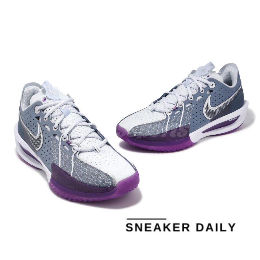 giày nike air zoom g.t. cut 3 ep 'grey purple' dv2918-400