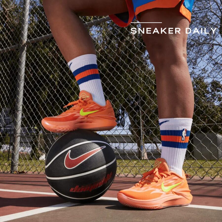 giày nike air zoom gt cut 2 x arike ogunbowale 'bright mandarin' fq8704-800