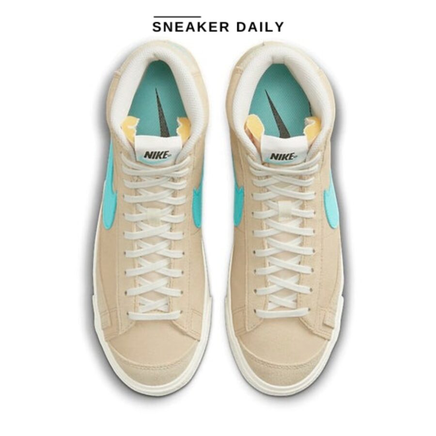 giày nike blazer mid ‘77 ‘desert ore aqua’ fj4414-200