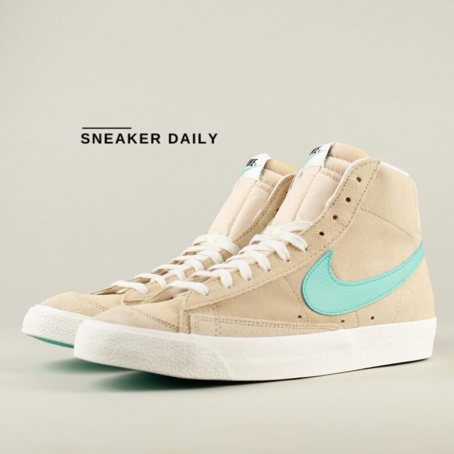 giày nike blazer mid ‘77 ‘desert ore aqua’ fj4414-200