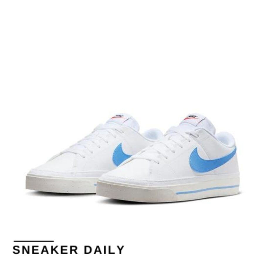 giày nike court legacy next nature 'white sail university blue' fq6474-100