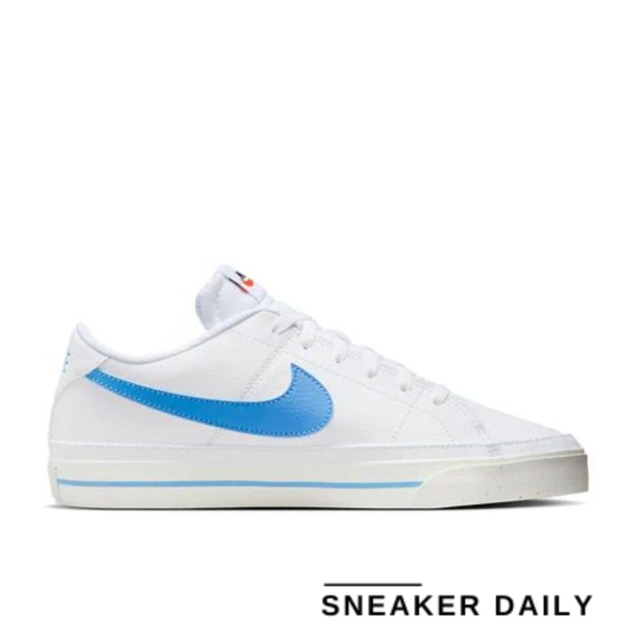 giày nike court legacy next nature 'white sail university blue' fq6474-100