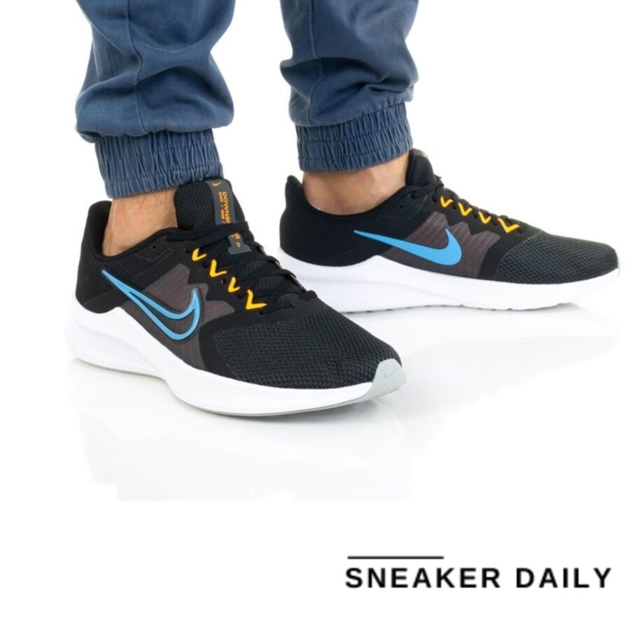 giày nike downshifter 11 'black coast' cw3411-001