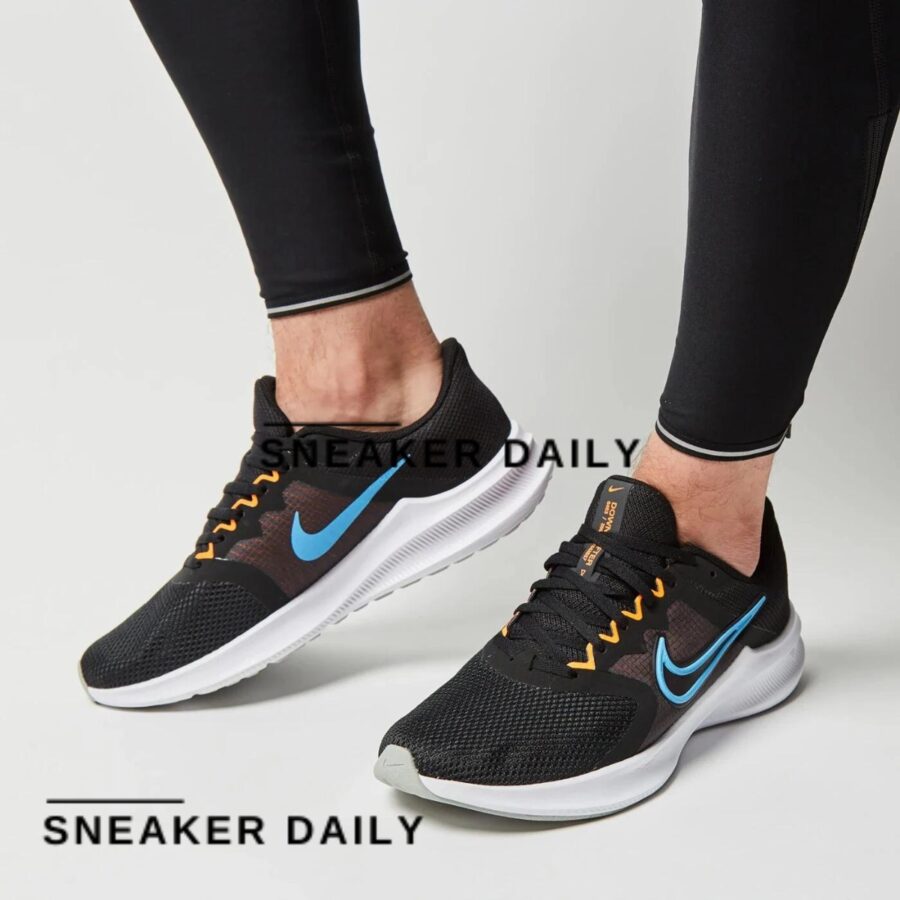 giày nike downshifter 11 'black coast' cw3411-001
