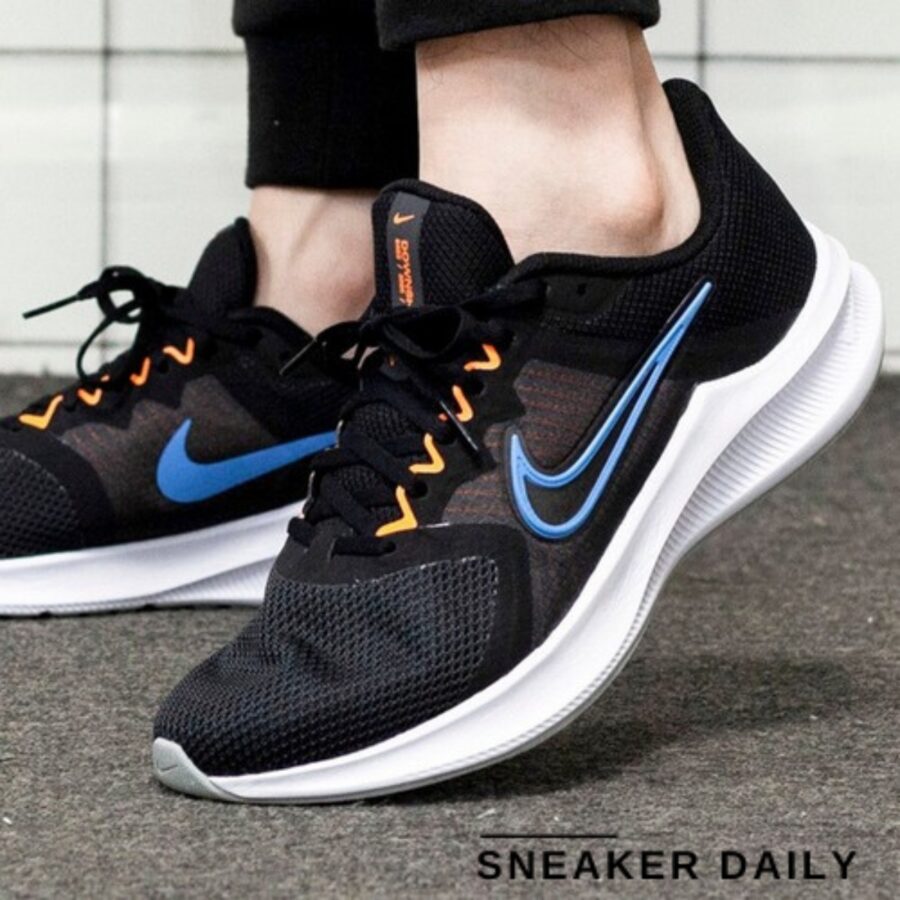 giày nike downshifter 11 'black coast' cw3411-001