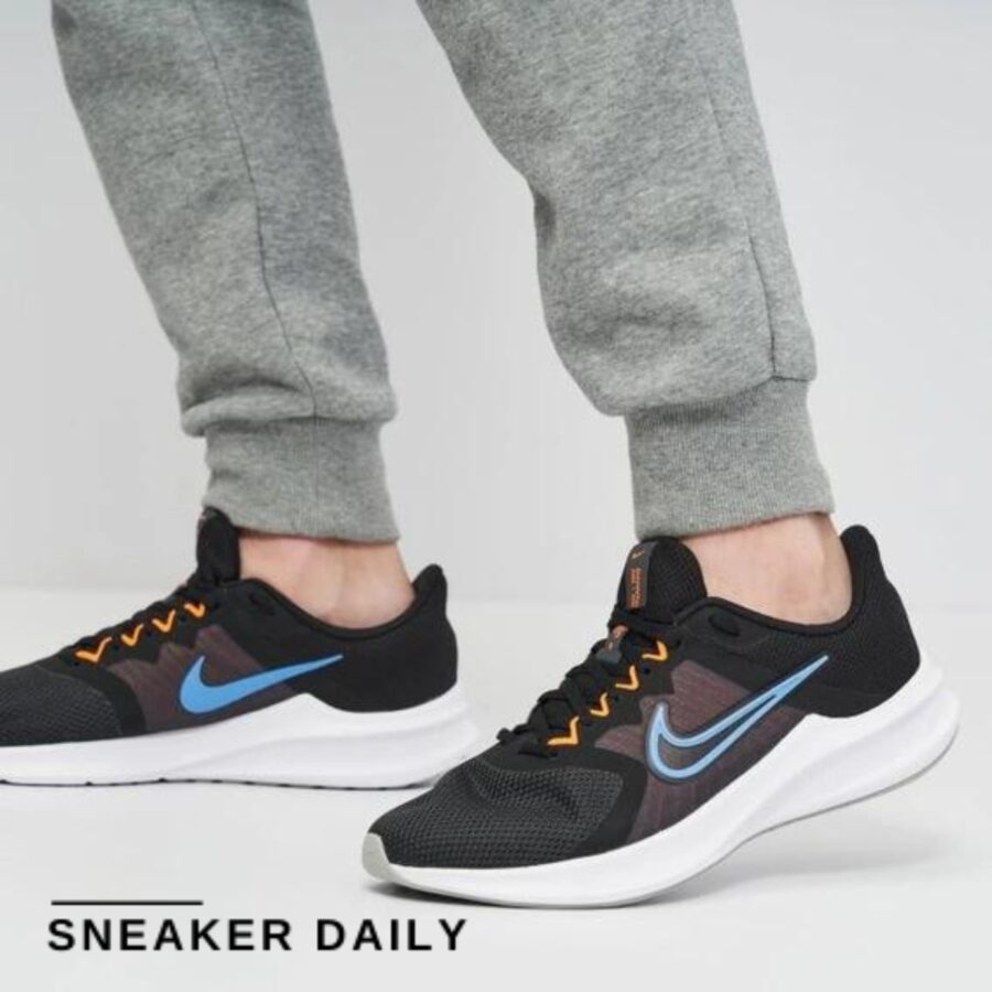 giày nike downshifter 11 'black coast' cw3411-001
