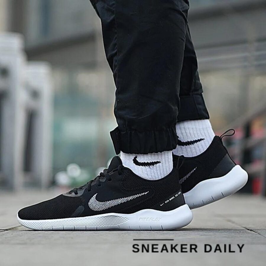 giày nike flex experience run 10 'black white' ci9960-002