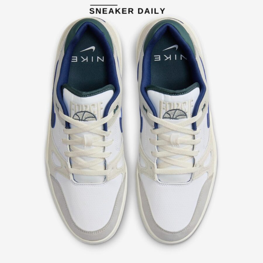 giày nike full force low 'white navy teal' fz3595-100