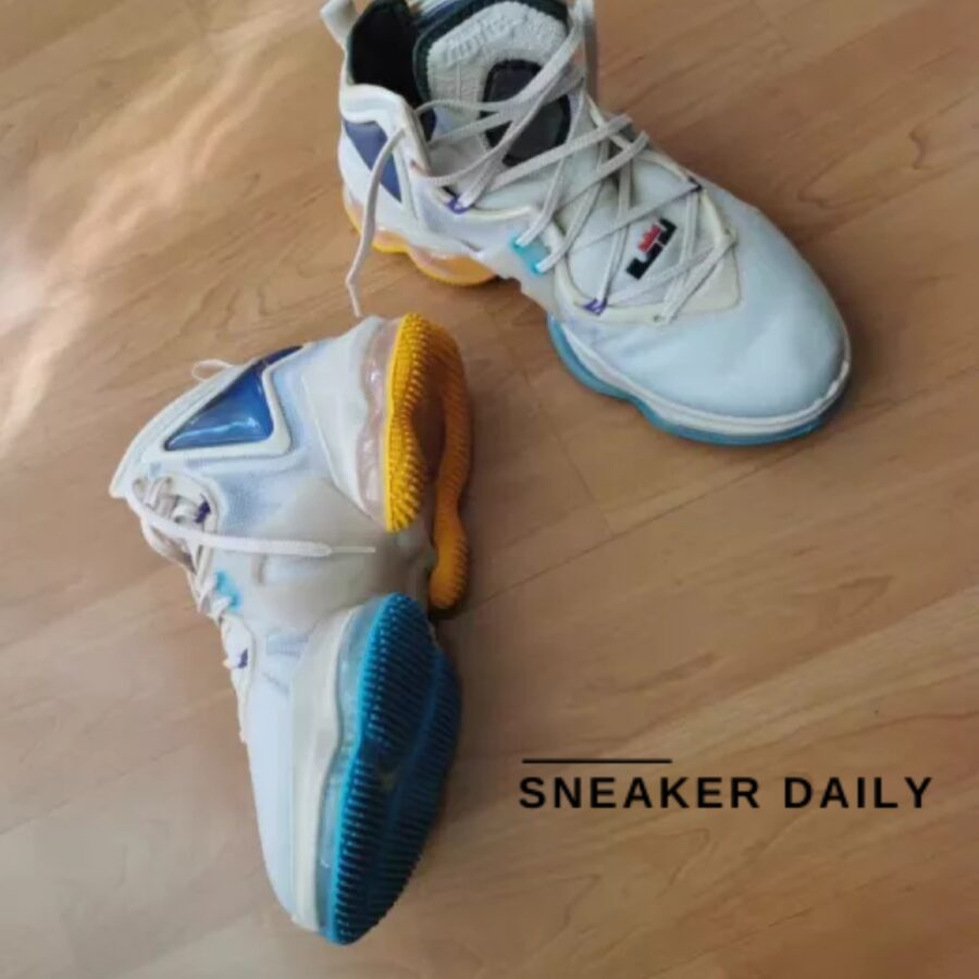 giày nike lebron 19 'minneapolis lakers' dc9339-200