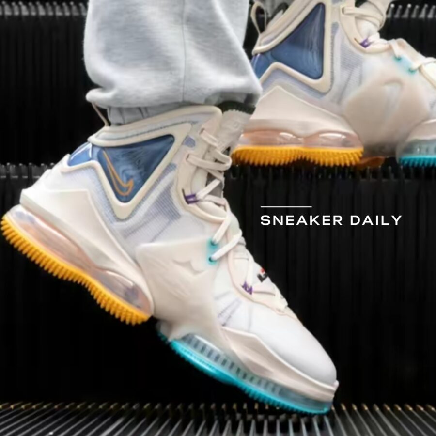 giày nike lebron 19 'minneapolis lakers' dc9339-200