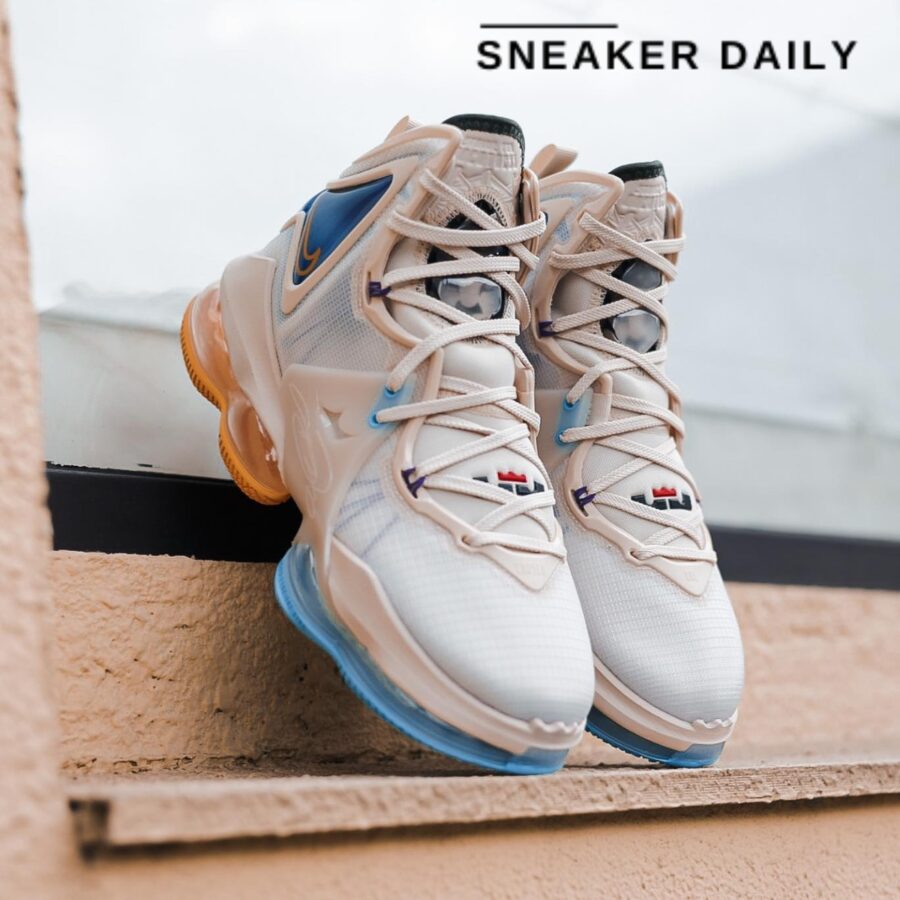 giày nike lebron 19 'minneapolis lakers' dc9339-200